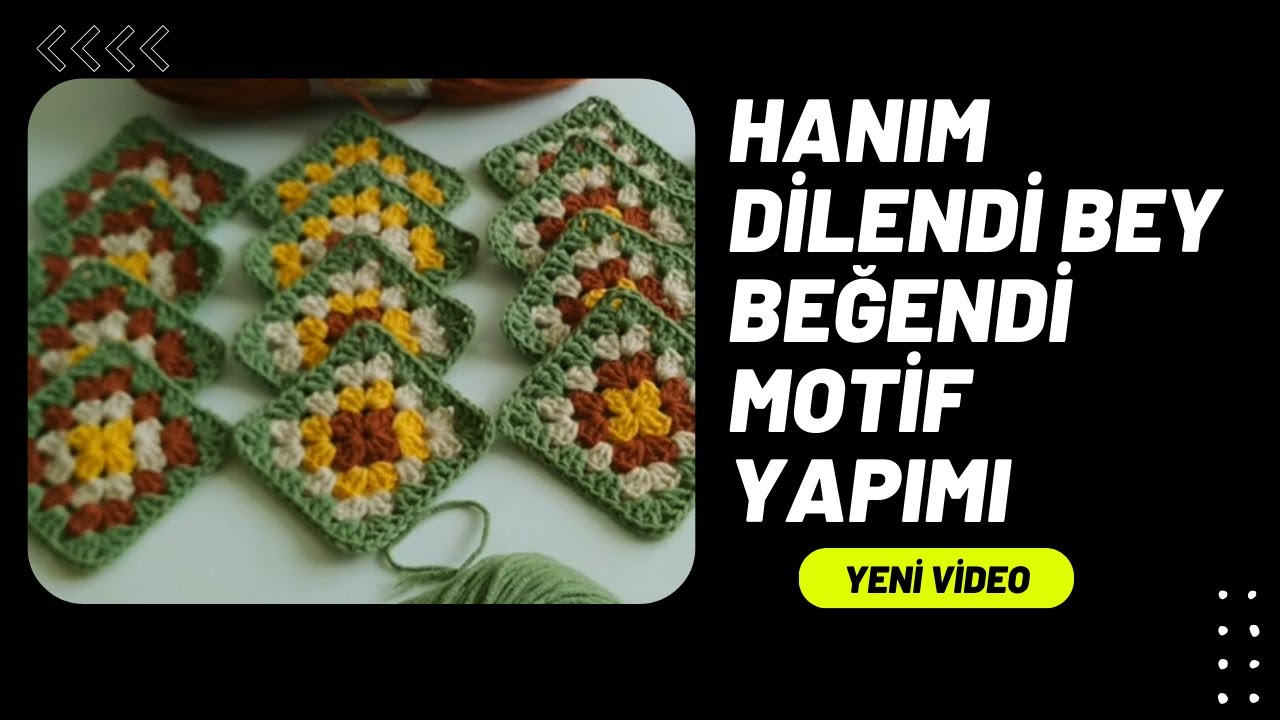 KOLAY HANIM DİLENDİ MOTİF YAPIMI 💗HIZLI VE KOLAY MOTİF NASIL YAPILIR ❓ #motif #tığişi #diy