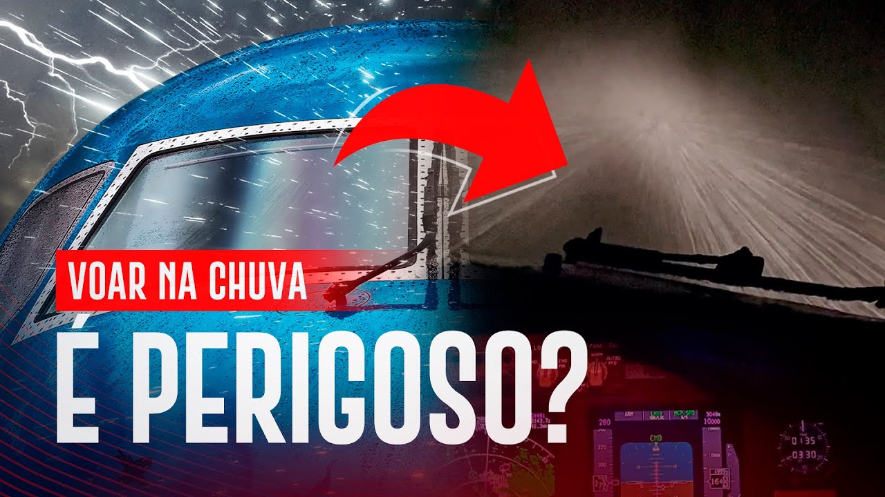 &Eacute; Perigoso Decolar NA CHUVA? | EP. 1220