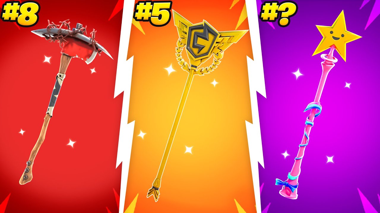 50 Best Fortnite Pickaxes Of All Time!