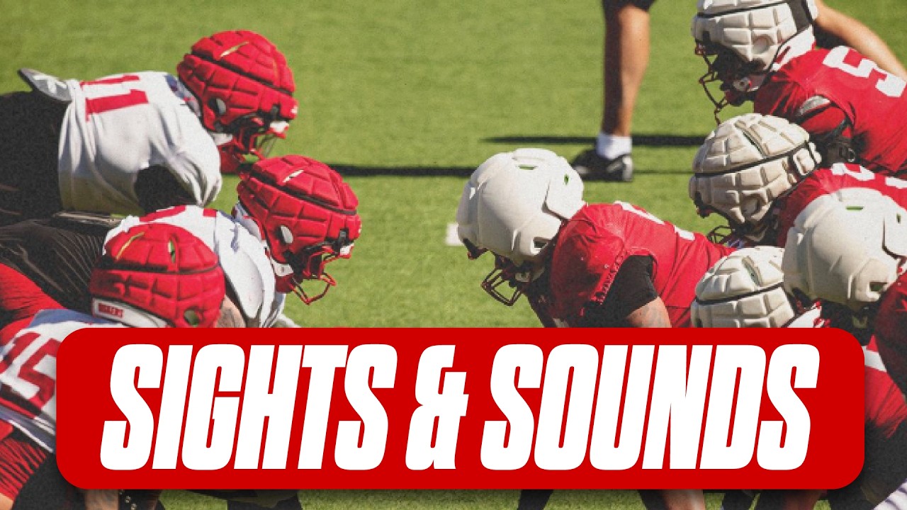 Nebraska Football Spring Practice Sights & Sounds March 10th I GBR
