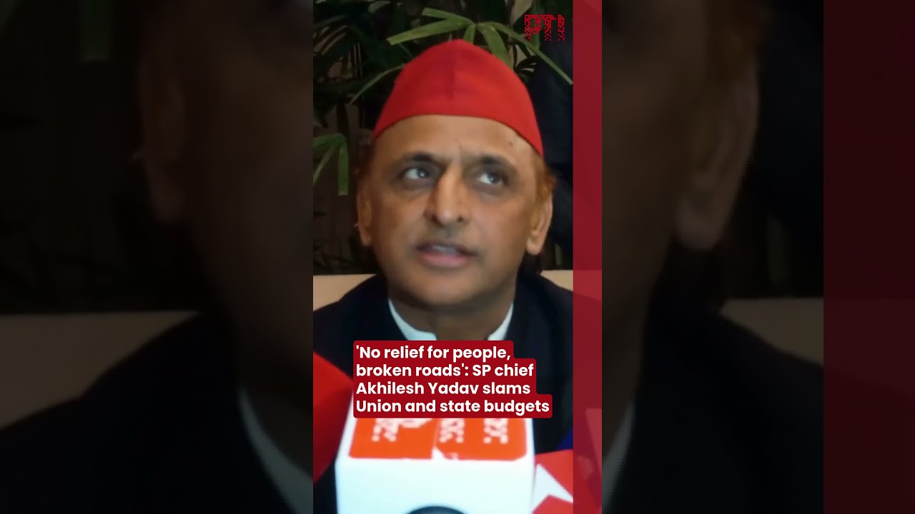 'No relief for people, broken roads': SP chief Akhilesh Yadav slams Union and state budgets