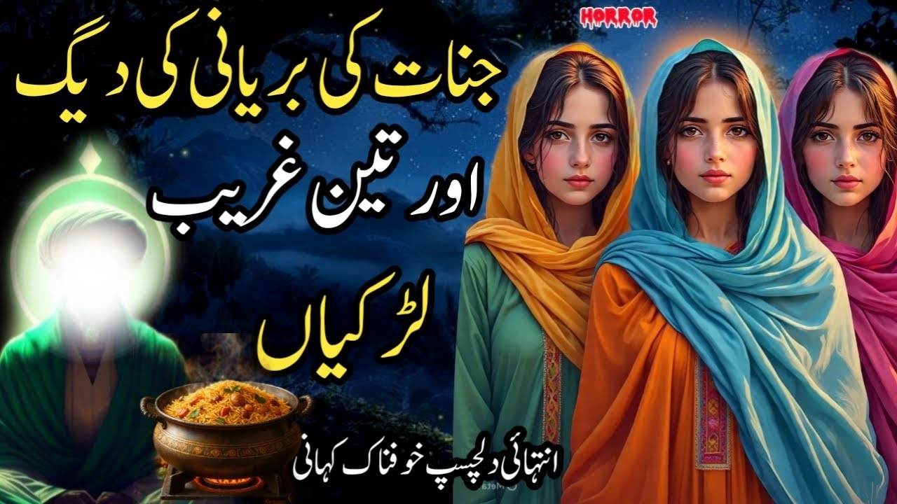 Jinnat Ki Biryani Ki Deg Aur Teen Ghareeb Larkiyan | Urdu Horror Story