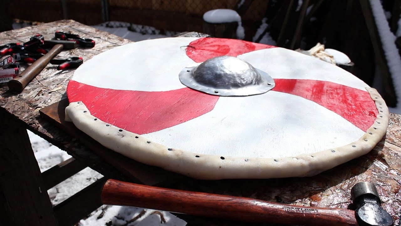 Making a Viking Shield (From Sheet Metal, Plywood, and a Dogbone)