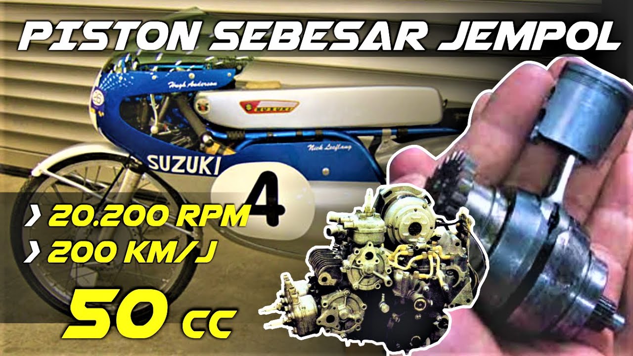 MOTOR 50cc CIPTAAN SUZUKI TEMBUS 200 KM/J 🔥 REKOR ABADI❗