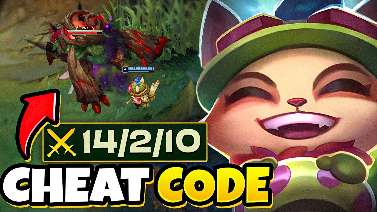TEEMO JUNGLE IS LITERAL A CHEAT CODE.