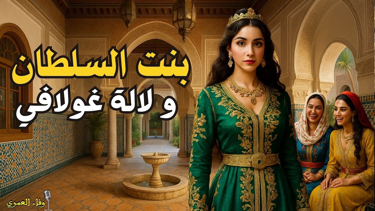 حكايات شعبية مغربية لنوم هادئ😴 قصة🌟الغولة و بنت السلطان🌟 التراث المغربي جد مشوقة✨  #وفاء_العمري