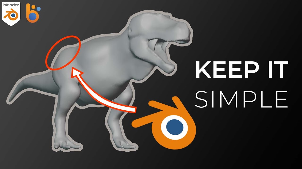 4 Sculpting Tips for Blender | Beginner Tutorial | Keep it Simple!