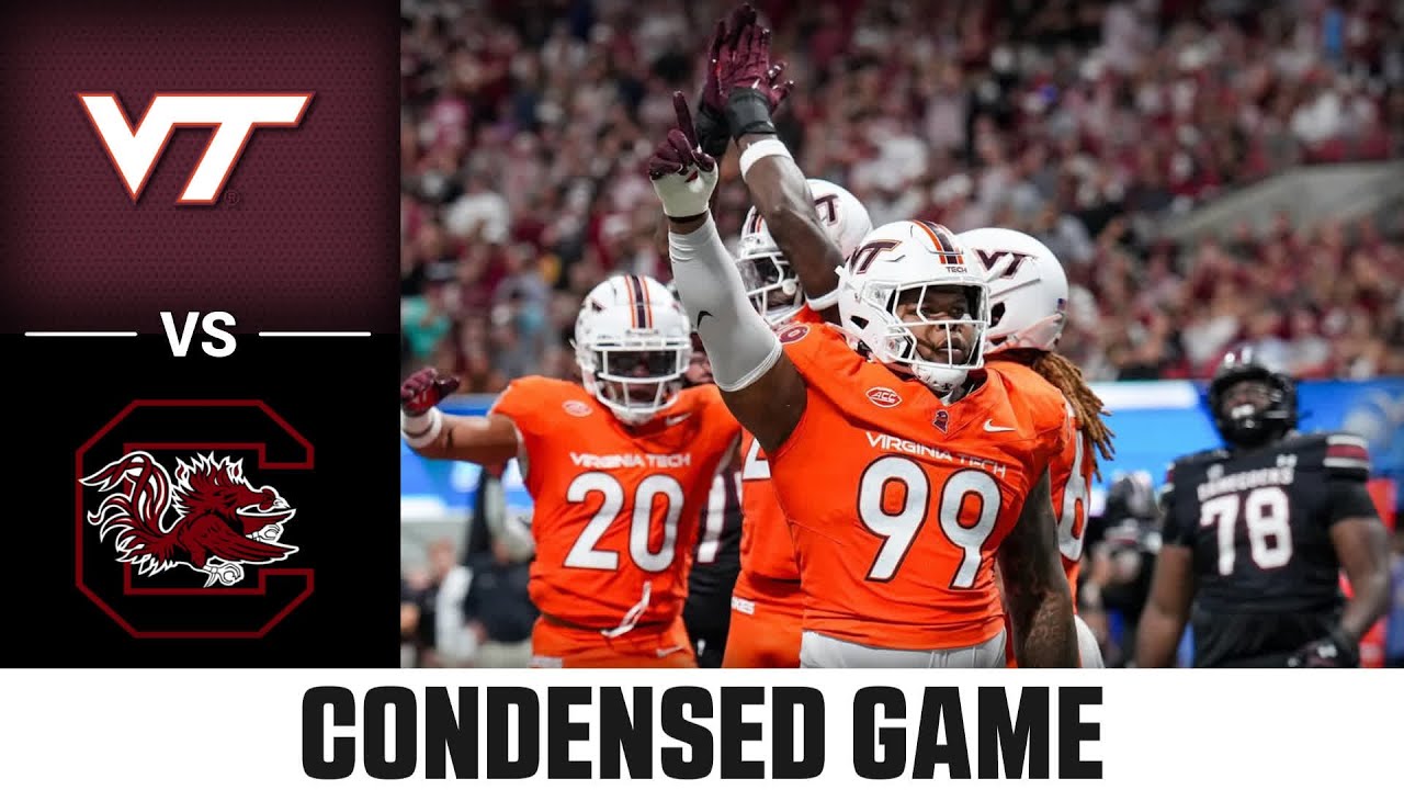Virginia Tech vs. South Carolina Condensed Game | 2025 ACC Football