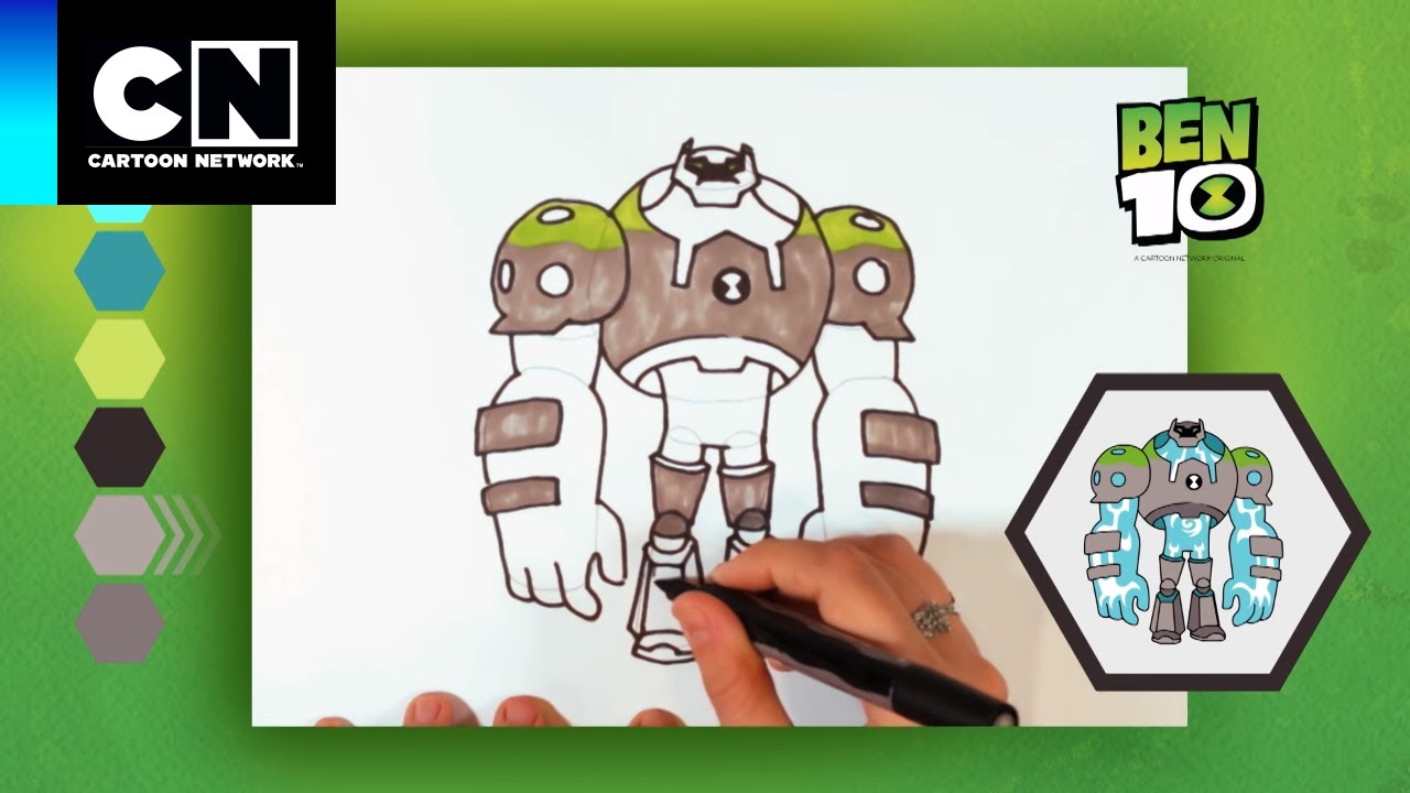 Dibujos Rápidos Shock Rock | Ben 10 | Cartoon Network