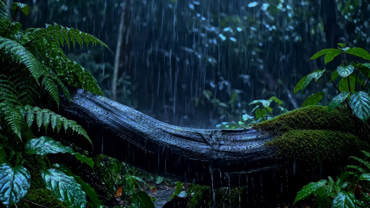 🌙 Deep Forest Rainfall — Peaceful Rain Sounds for Sleeping, Relaxing & Anxiety Relief 💧