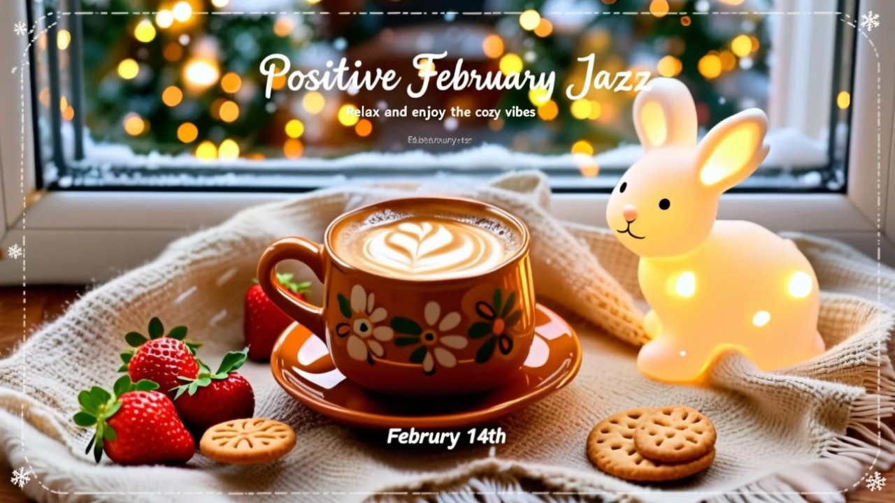 Positive February Jazz ☕ Bright Spring Coffee Jazz & Bossa Nova Piano for Focus Study Work