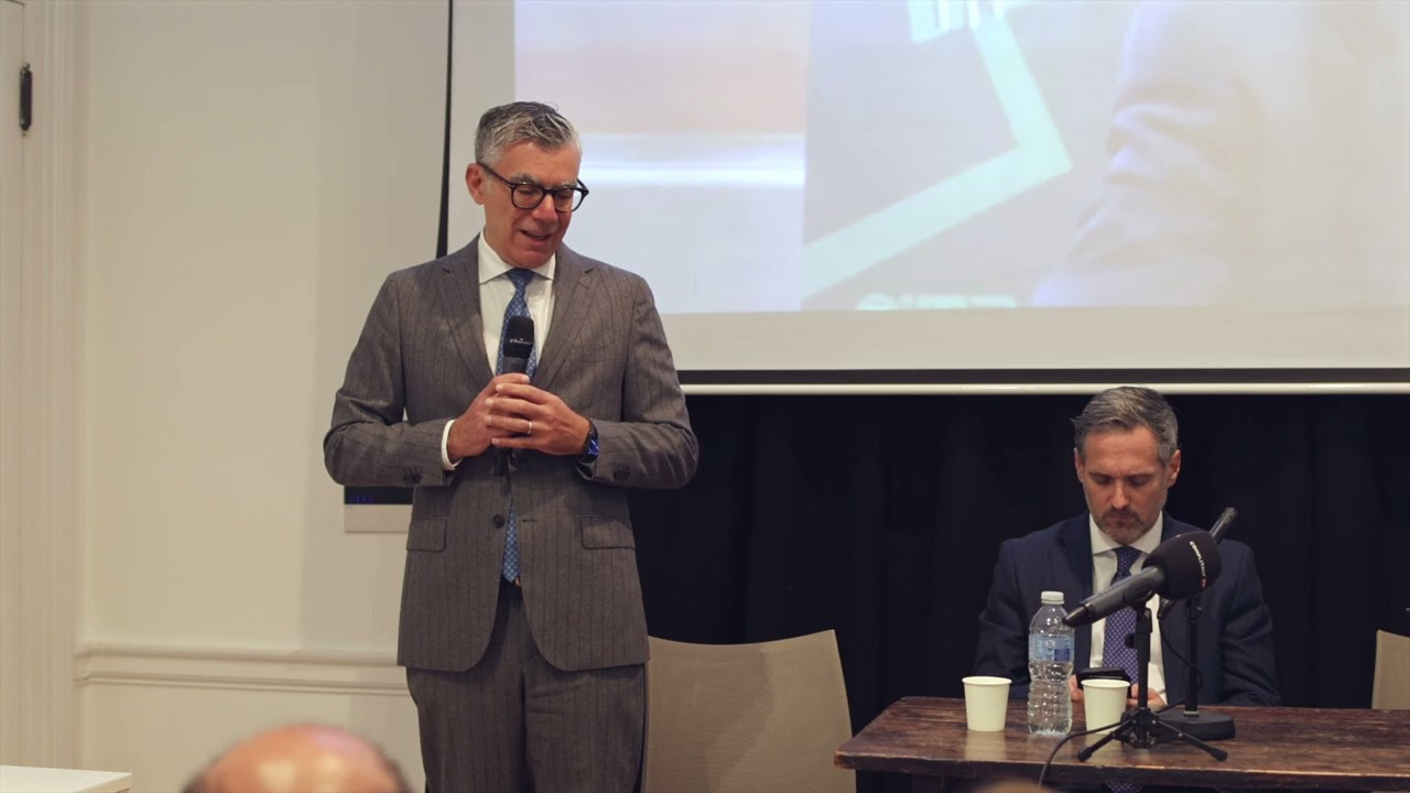 Saluti del Console Generale d'Italia a Londra, dott. Domenico Bellantone