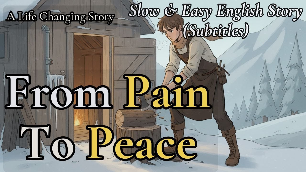 Как никогда не застревать в боли | Неспешная и простая история на английском языке (A2–B1) | Эмоц...