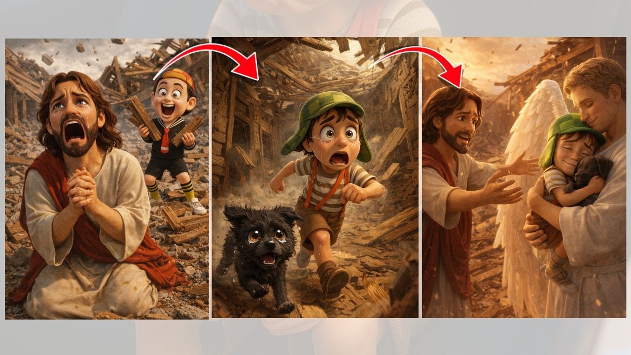 CHAVITO ES APLASTADO POR UN DERRUMBE🪨  y luego ¡¡SUCEDE UN MILAGRO!!✝️📖❤️Compilación Completa#102