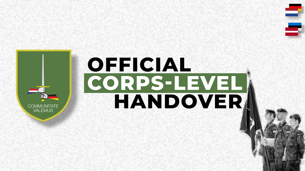 1 German Netherlands Corps Officially Takes Responsibility For Allied Forces In Estonia And Latvia