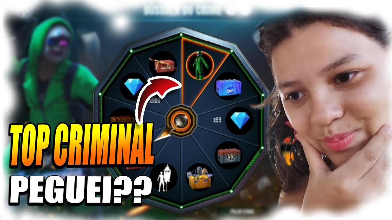 FREE FIRE TOP CRIMINAL (VERDE) NA BÚSSOLA DO CRIME!! - Valentine AvaPlay