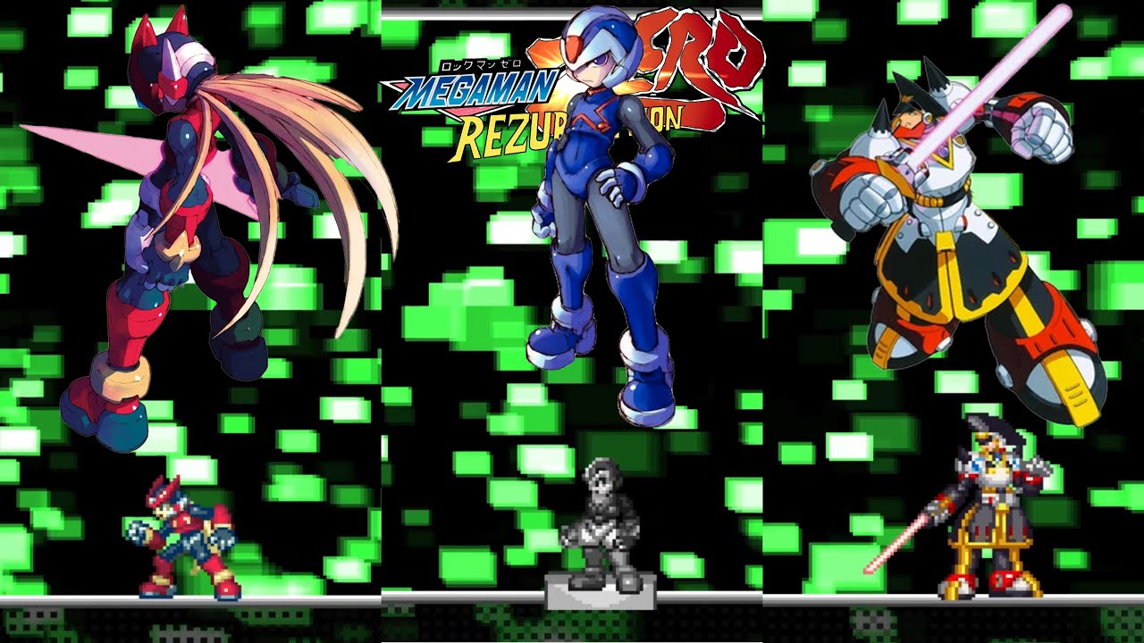 Fighting Omega Zero, Colonel, and Copy X! Mega Man Zero Rezurrection