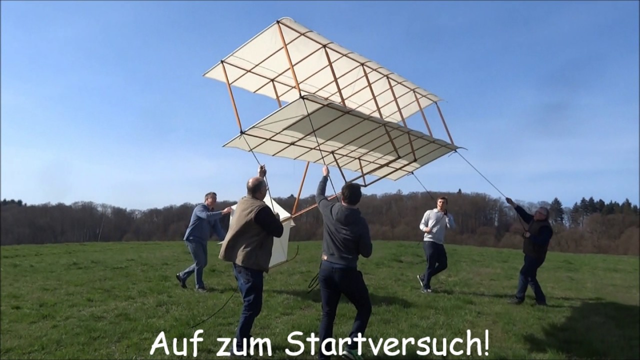 Flugversuche mit einem Chanute Gleiter (Chanute Glider) von 1904 (Bilder, Text und Videos)