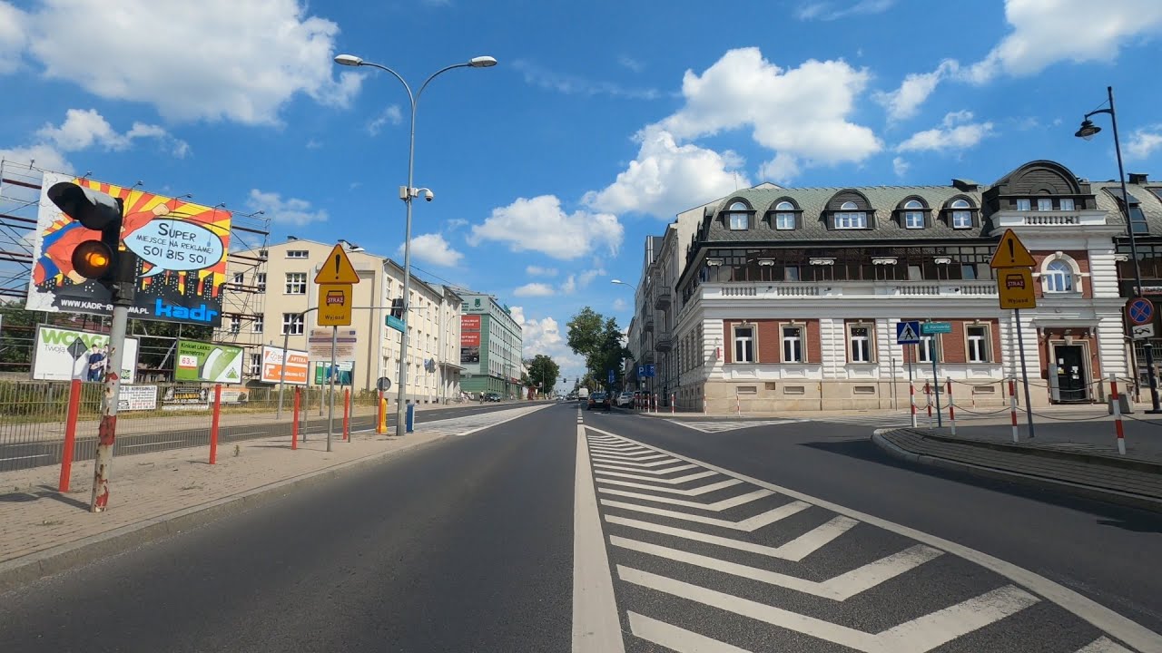 Białystok. Ulica Sienkiewicza. Oglądaj w 4K