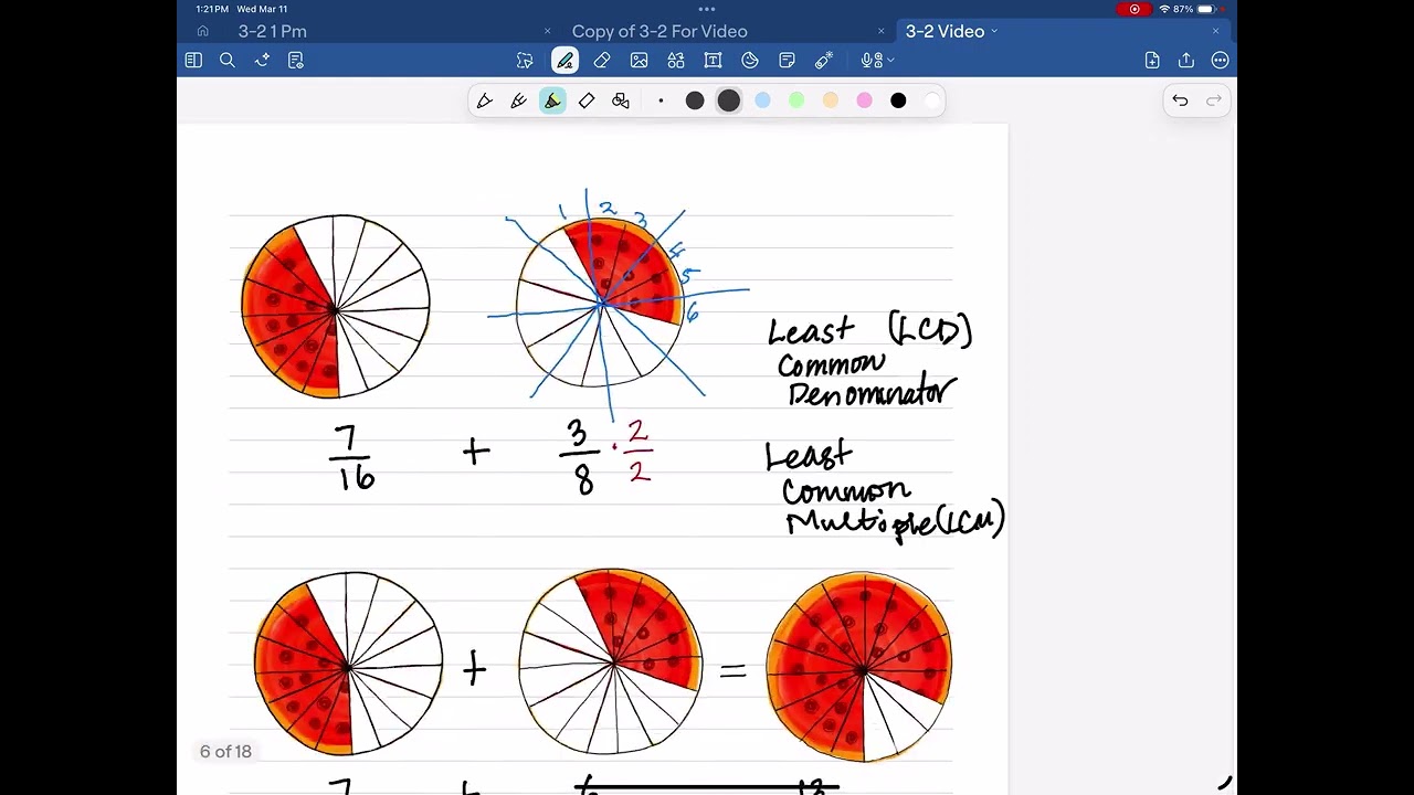 3-2 Objective 2:  Finding the Least Common Multiple of 2 or more polynomials