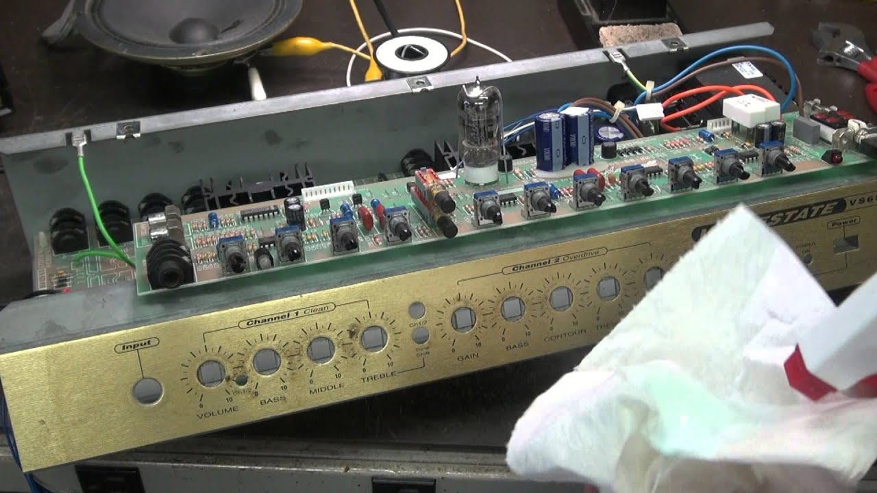 Vintage Marshall Valvestate VS65R Guitar combo amp repair by D-lab