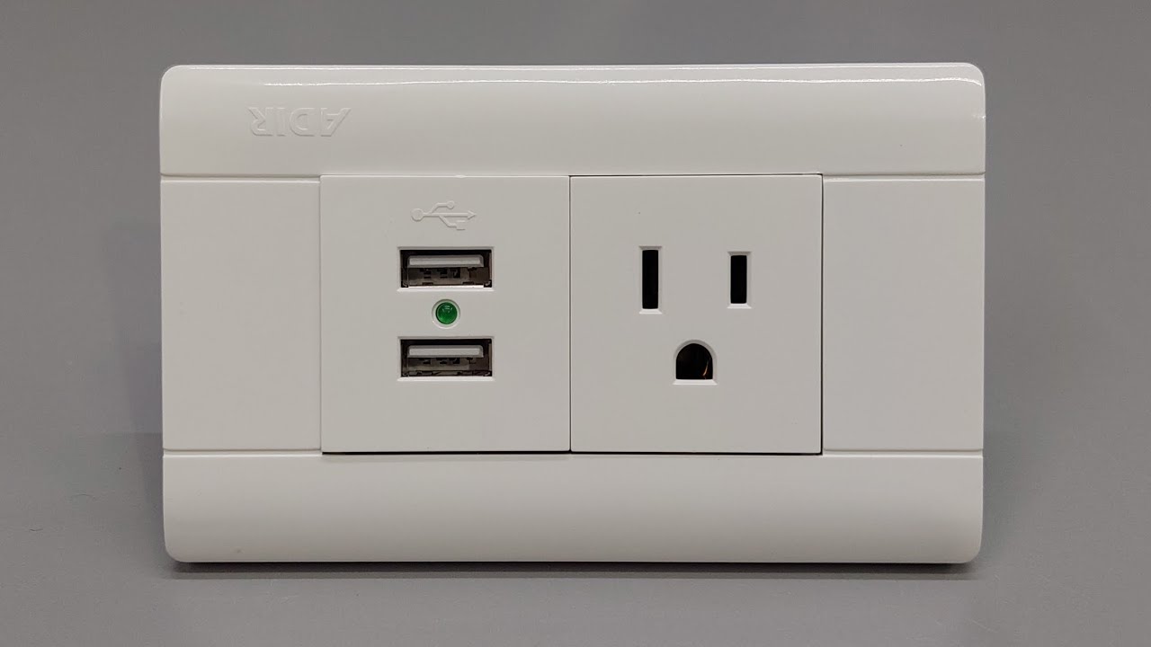 Como Conectar Un Tomacorriente Con USB ✅️