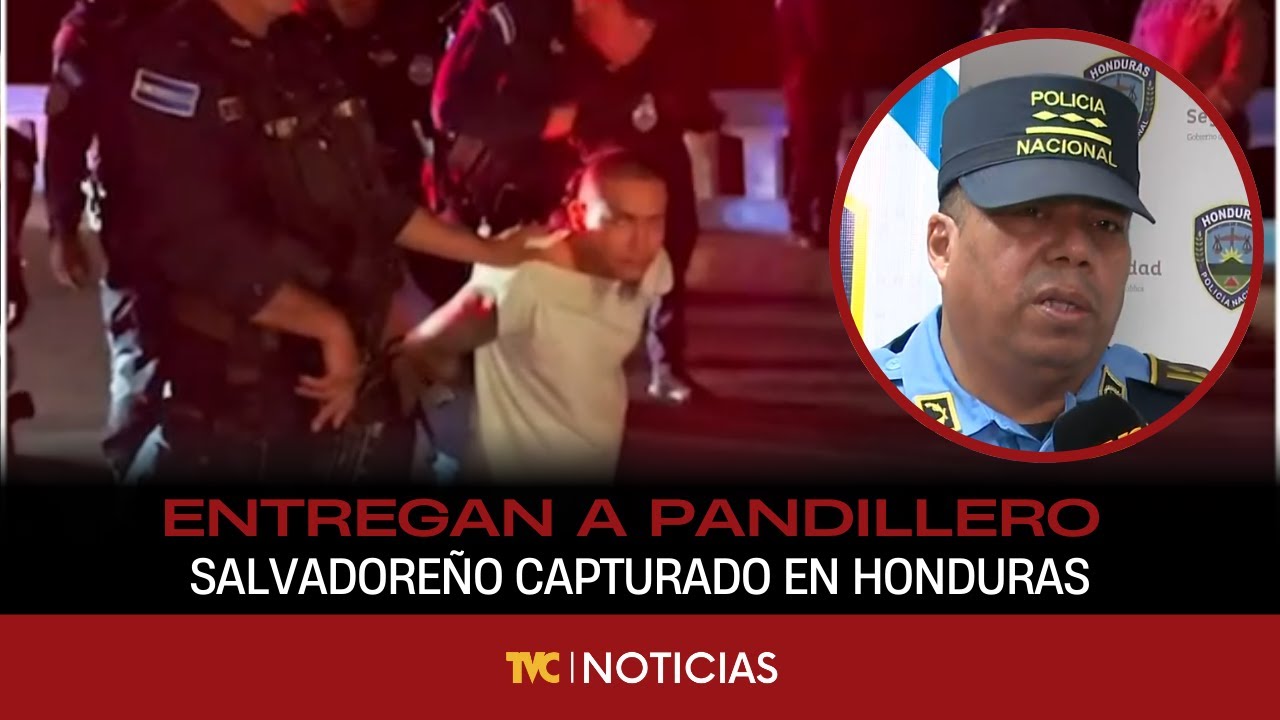 Entregan a pandillero salvadoreño capturado en Honduras