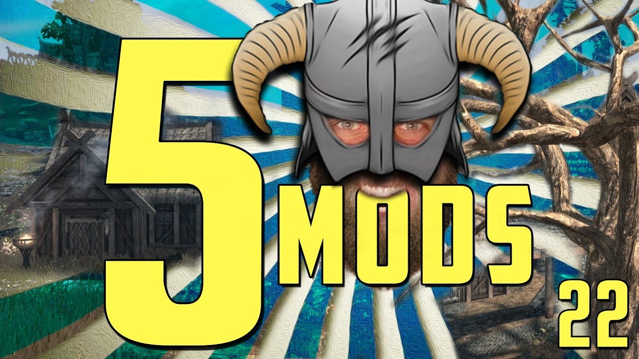 🐉 5 MORE ARTHMOOR MODS for SKYRIM SE!