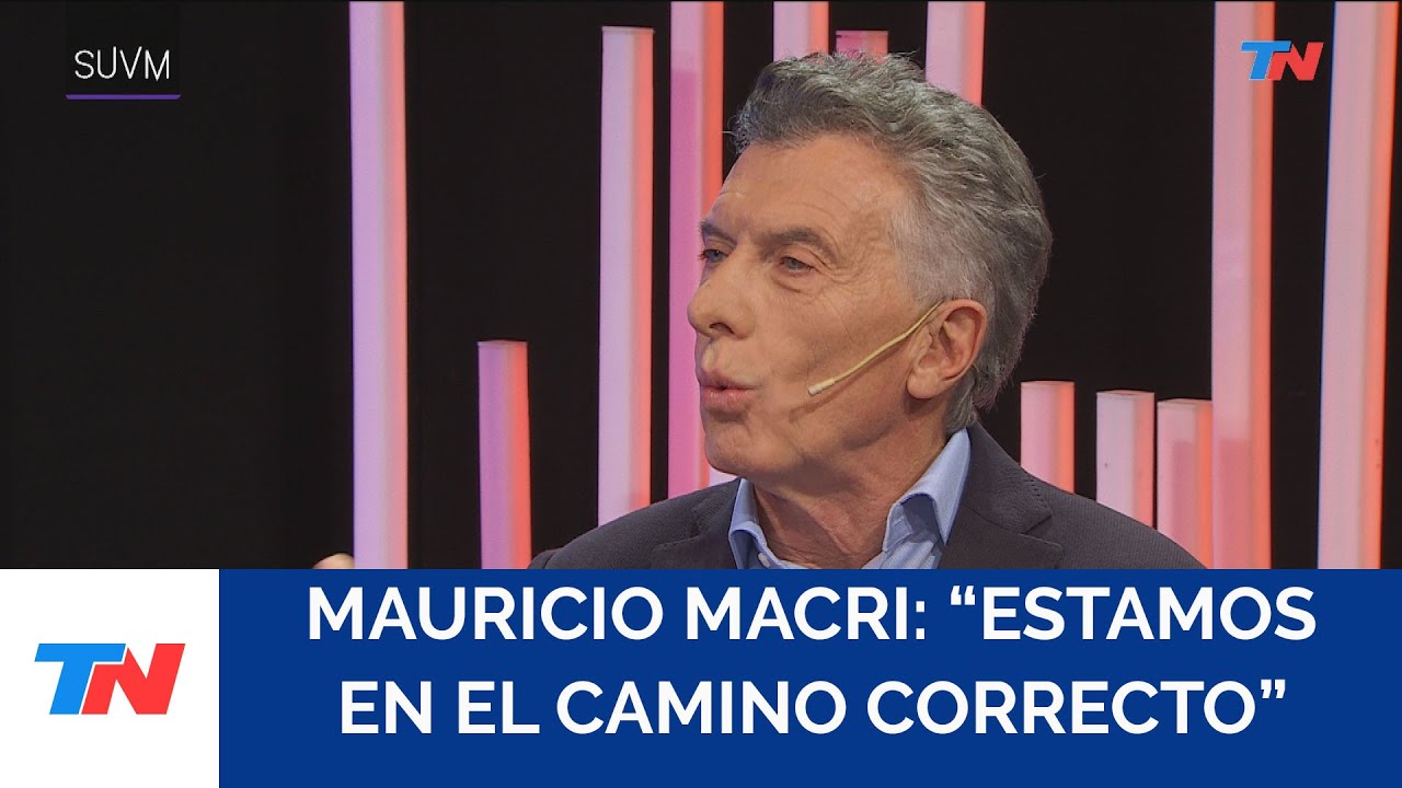 Mauricio Macri: "Estamos en el rumbo correcto"