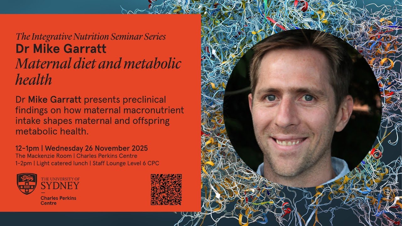 Maternal diet and metabolic health | Dr Mike Garratt