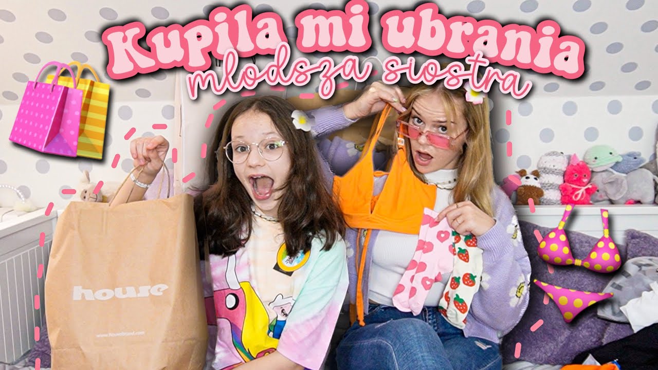 Młodsza siostra kupiła mi ubrania! #9 👙🛍️ *KOSTIUMY KĄPIELOWE*