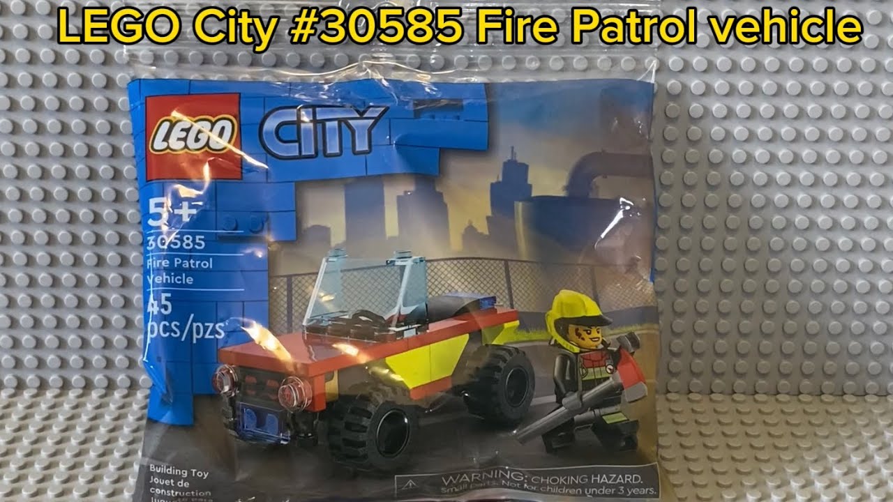 LEGO City #30585 Fire Patrol Vehicle - Full Unboxing/Build and Review