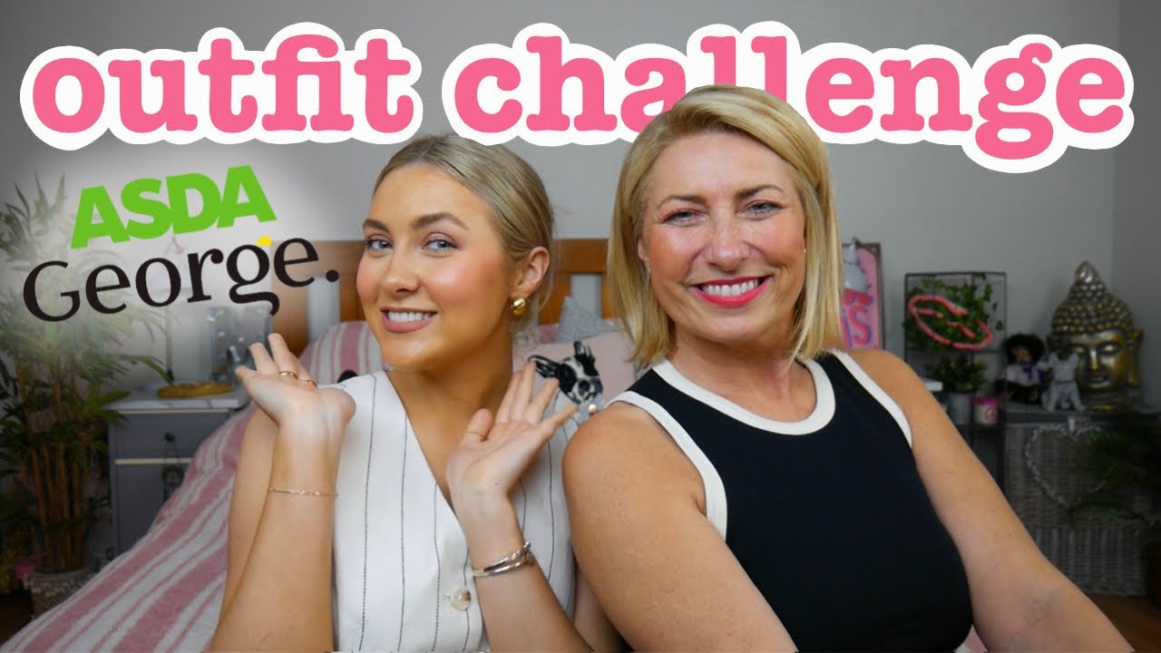 SUPERMARKET OUTFIT CHALLENGE!! mum vs daughter ASDA clothing haul