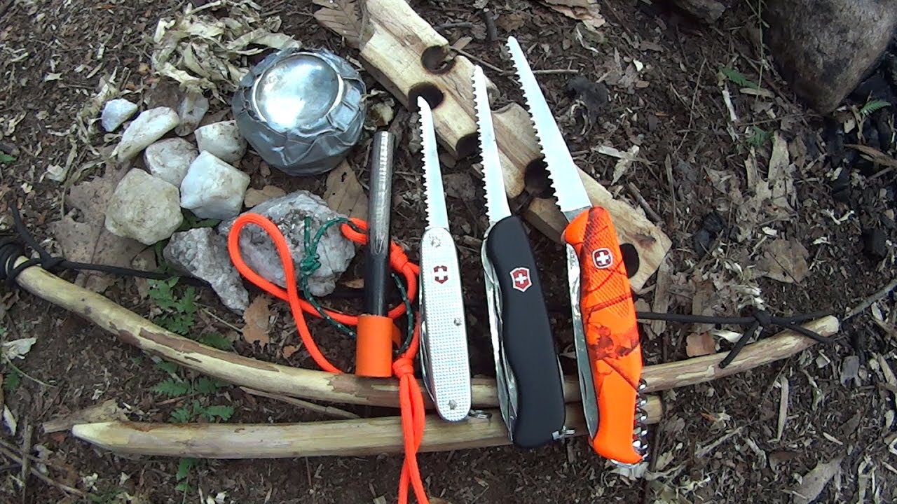 Victorinox SAK Saw Firecraft Showdown. Plus extra firecraft.