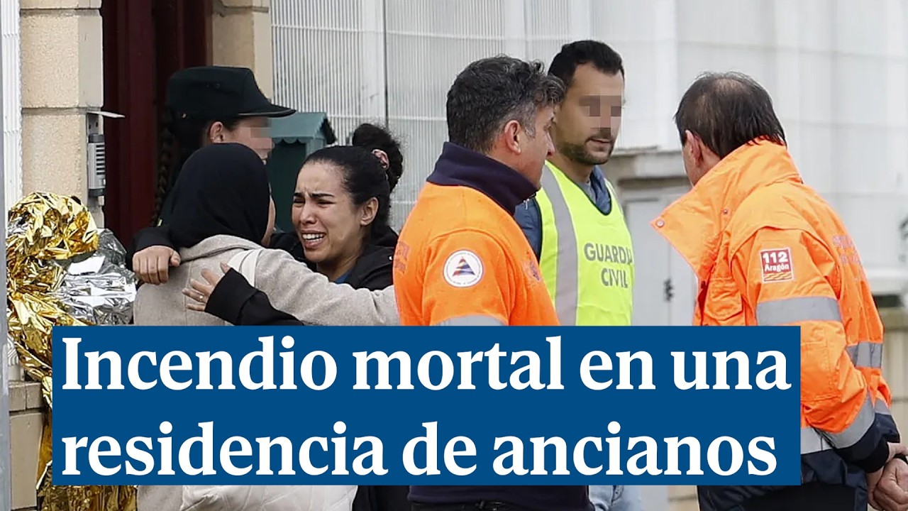 Mueren 10 personas tras el incendio de una residencia de ancianos en Villafranca de Ebro