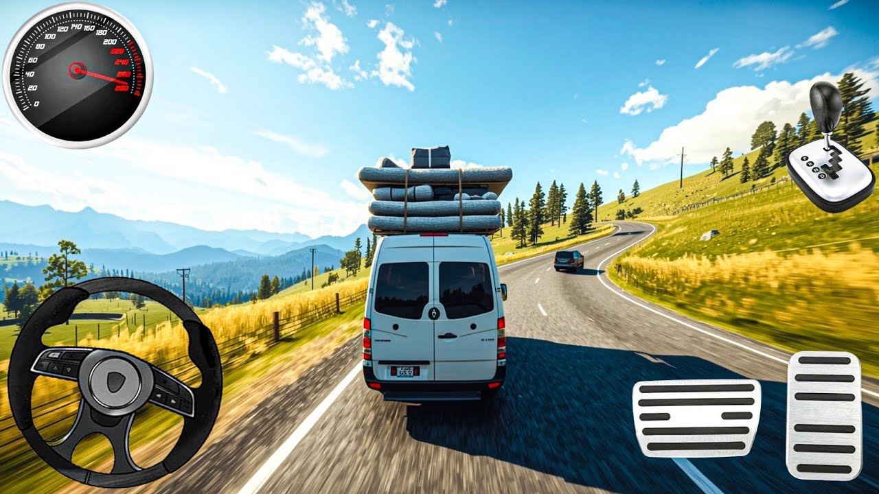 Heavy Load Van Driving Simulator on Hills - Android Gameplay 