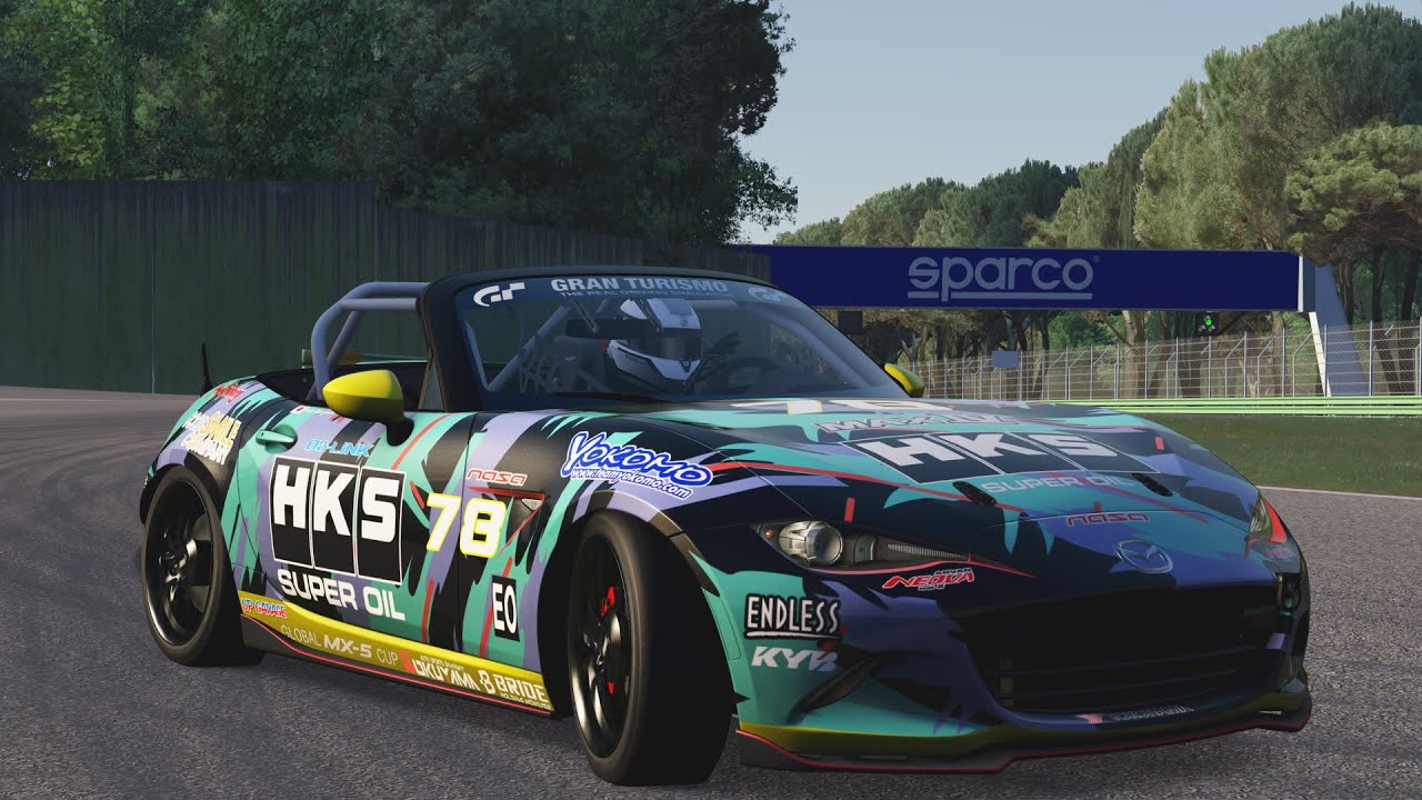 Mazda MX5 Cup - Imola World Record 2:03:304 - Assetto Corsa