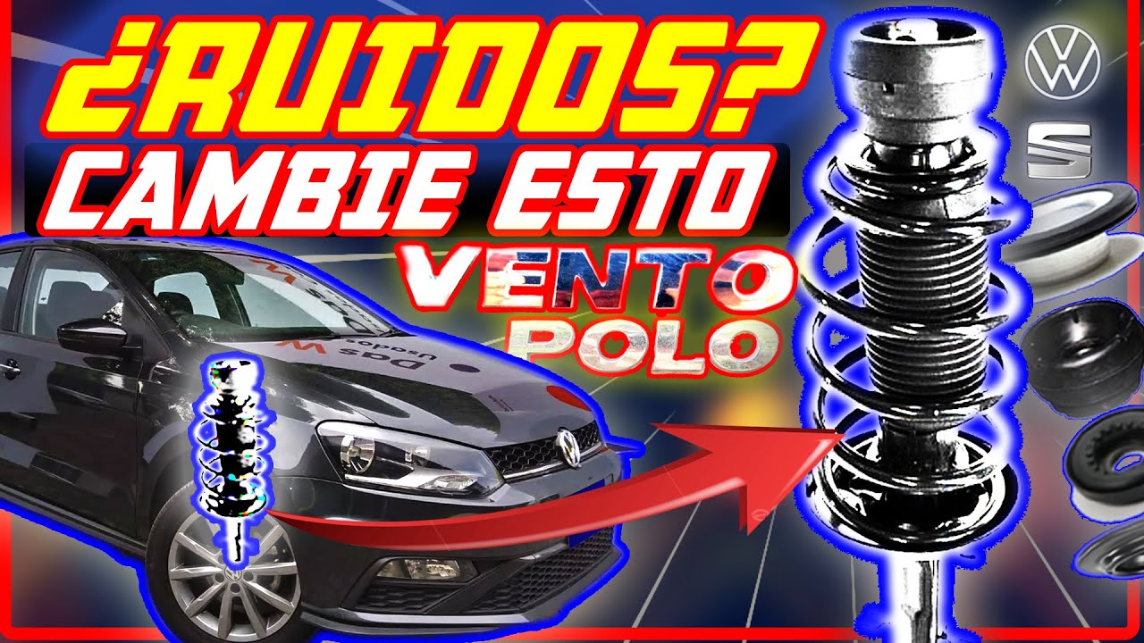 Cómo CAMBIAR AMORTIGUADORES, BASE DE AMORTIGUADOR VW VENTO POLO 1.6 TSI JETTA GOL GOLF RESORTE GOMA