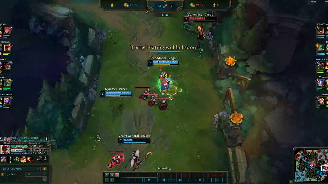 big brain Lee Sin plays