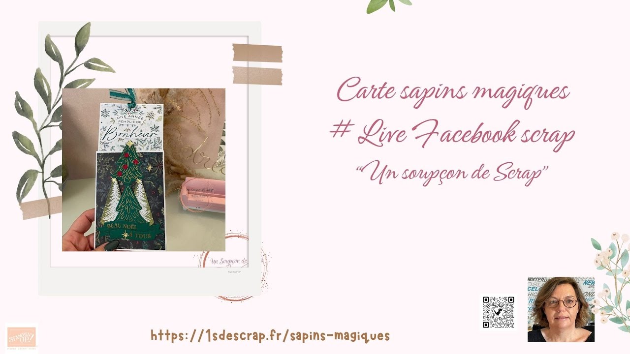 🎄 Carte de Noël Magique : un sapin qui apparaît ! (Tuto Scrap)