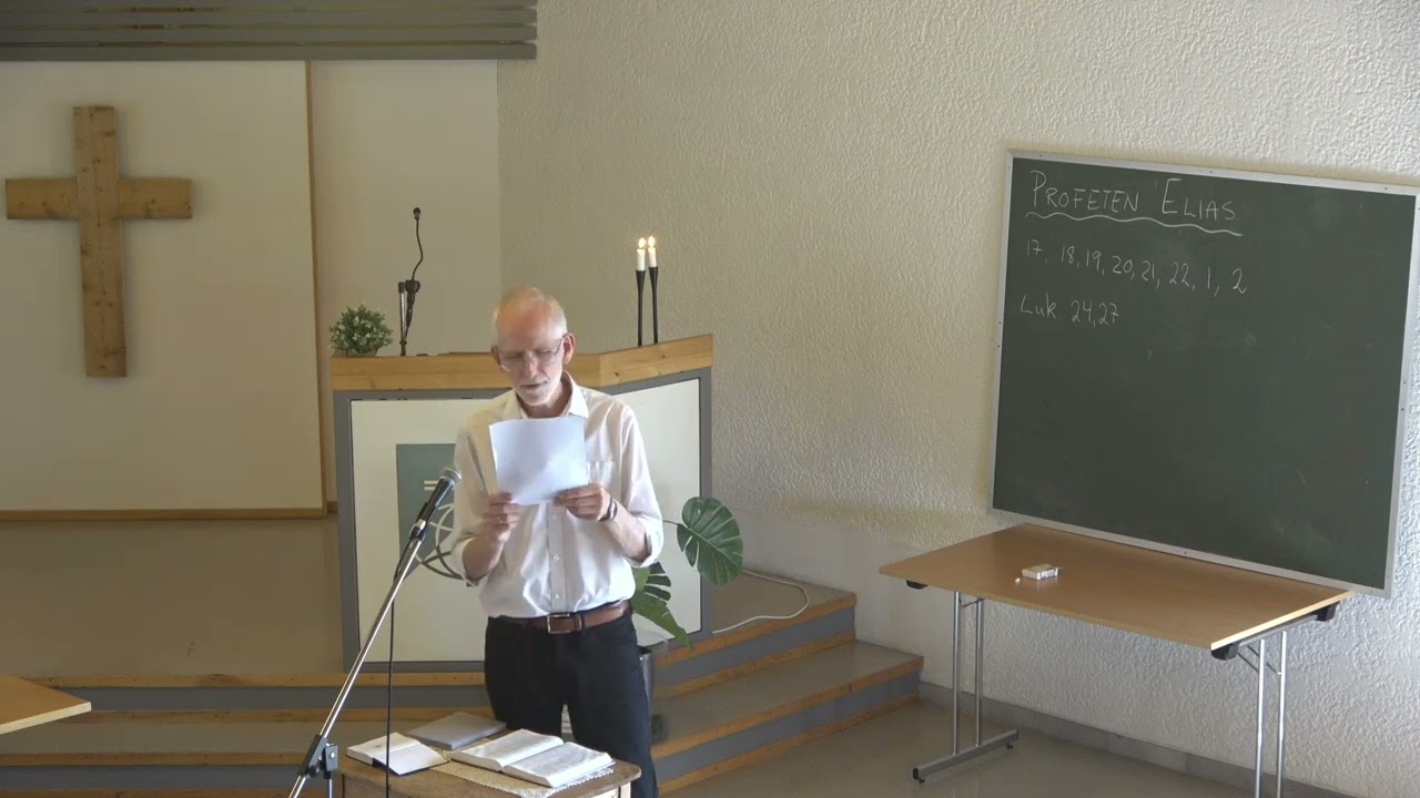 14.06.25 | Bibelundervisning v/ Finn-Widar Knutzen (1/3) - Profeten Elias