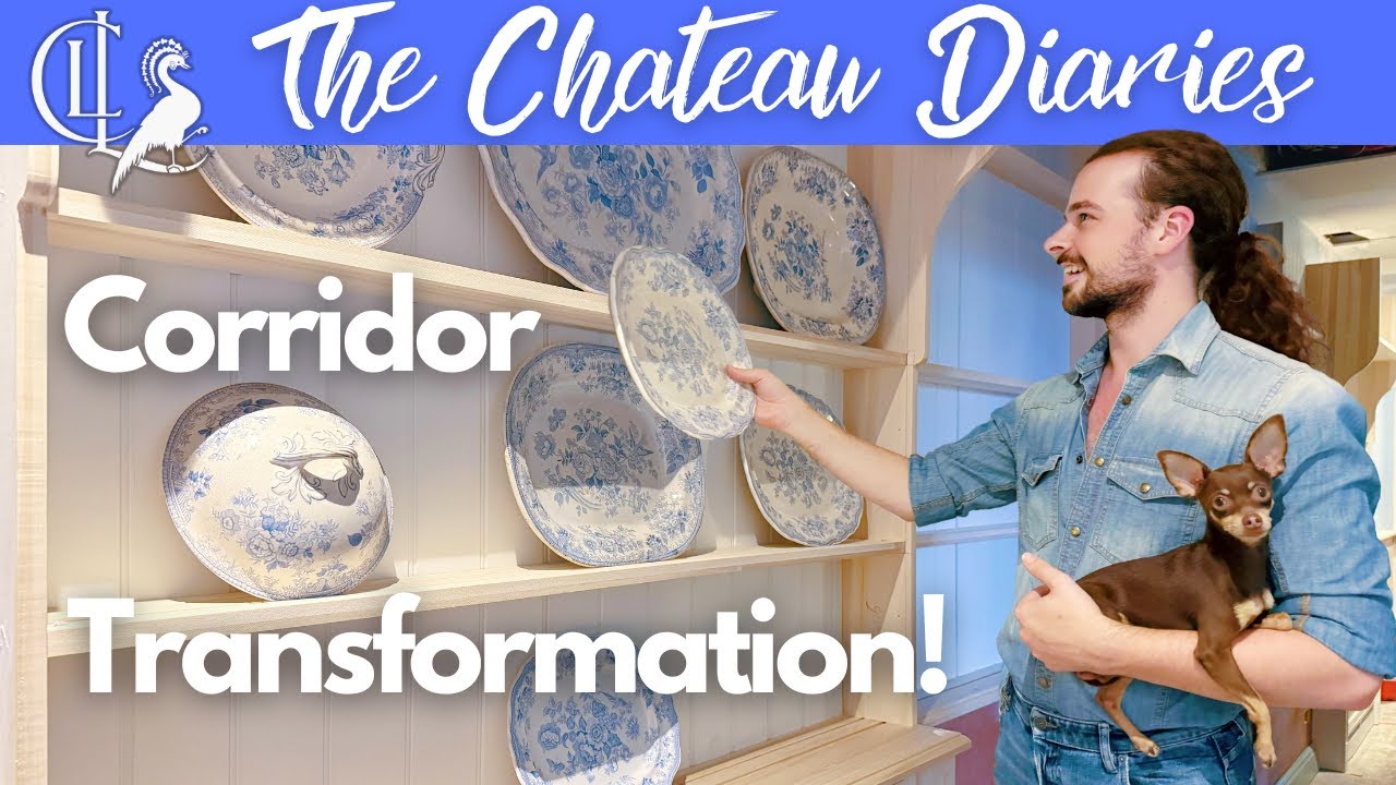 The Chateau's  Dark, Ugly Kitchen Corridor is Transformed!