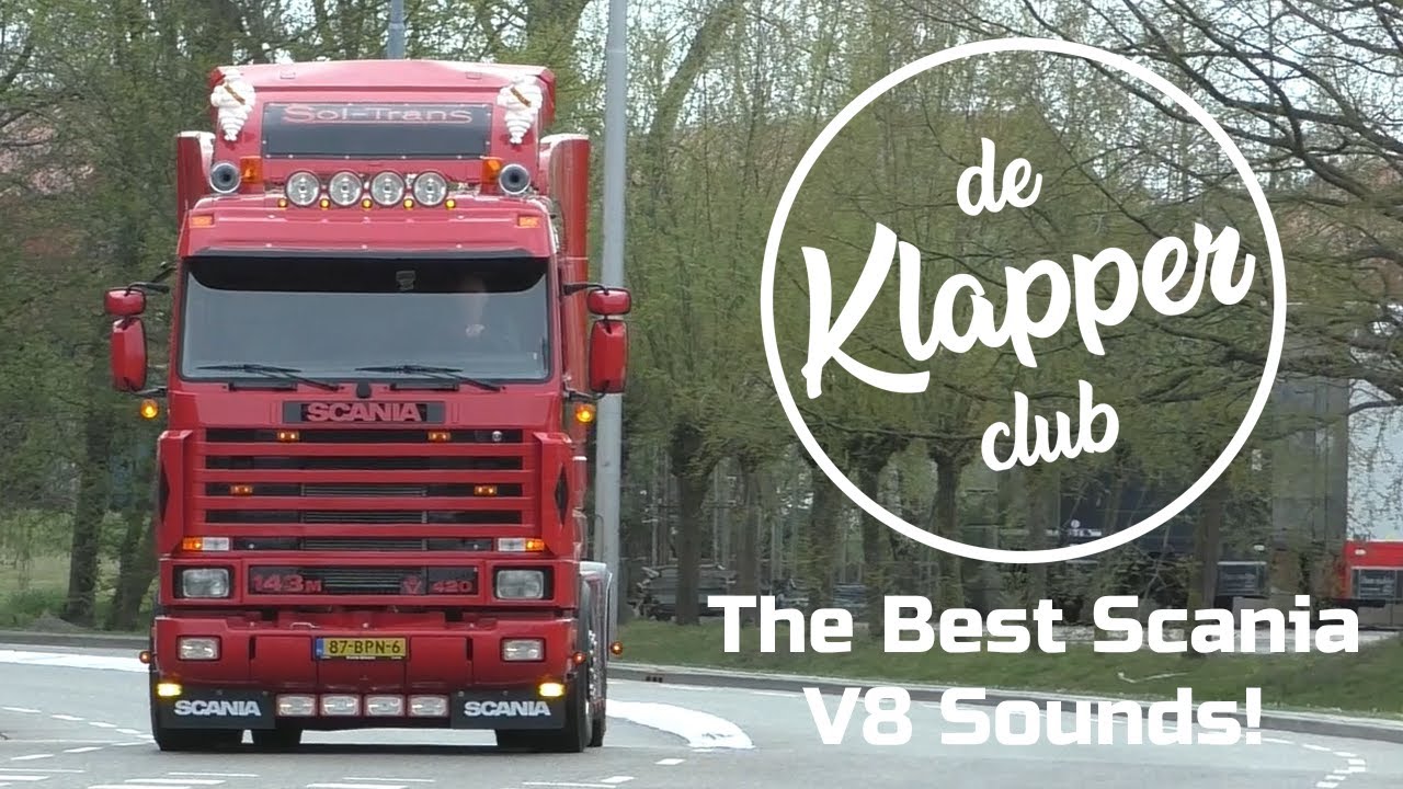 The Best Scania V8 Open Pipe Sounds! | Klapper Compilatie #7