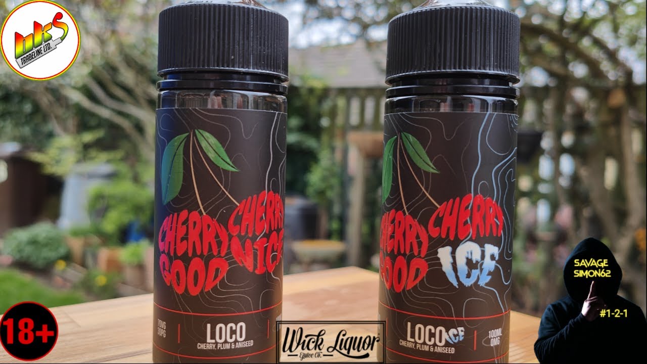 CHERRY GOOD CHERRY NICE 🍒 LOCO / ICE E-LIQUID REVIEW 🔞 #wickliquorlabs #eliquidreview
