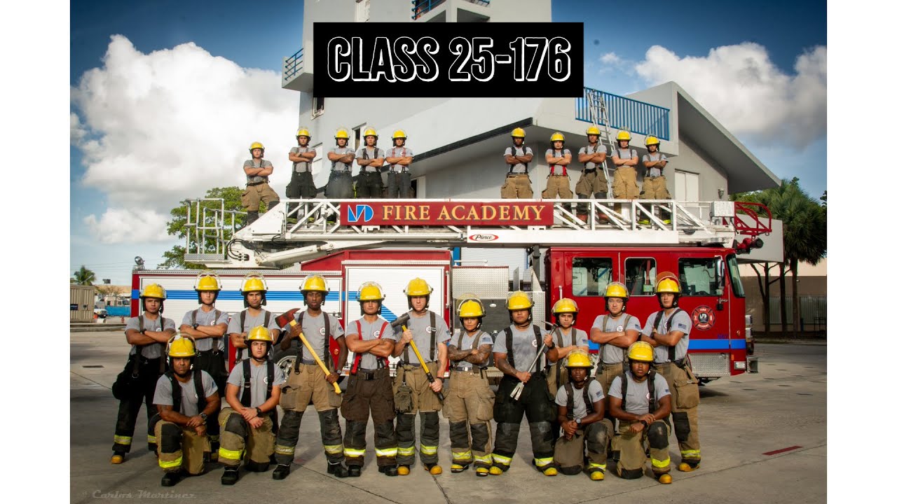 Miami Dade College Fire Academy 25-176 Class Video