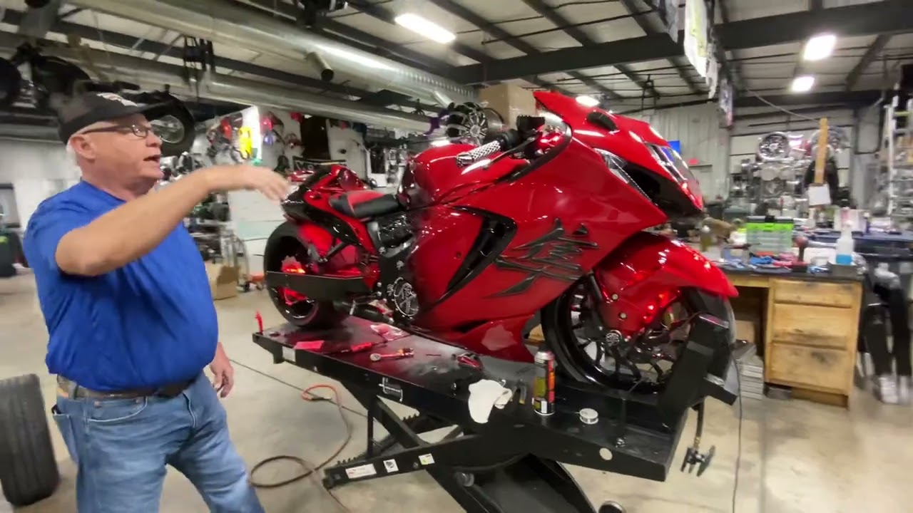 All Things Chrome Custom 2022 Hayabusa Build with custom paint. Call us 615-431-2294