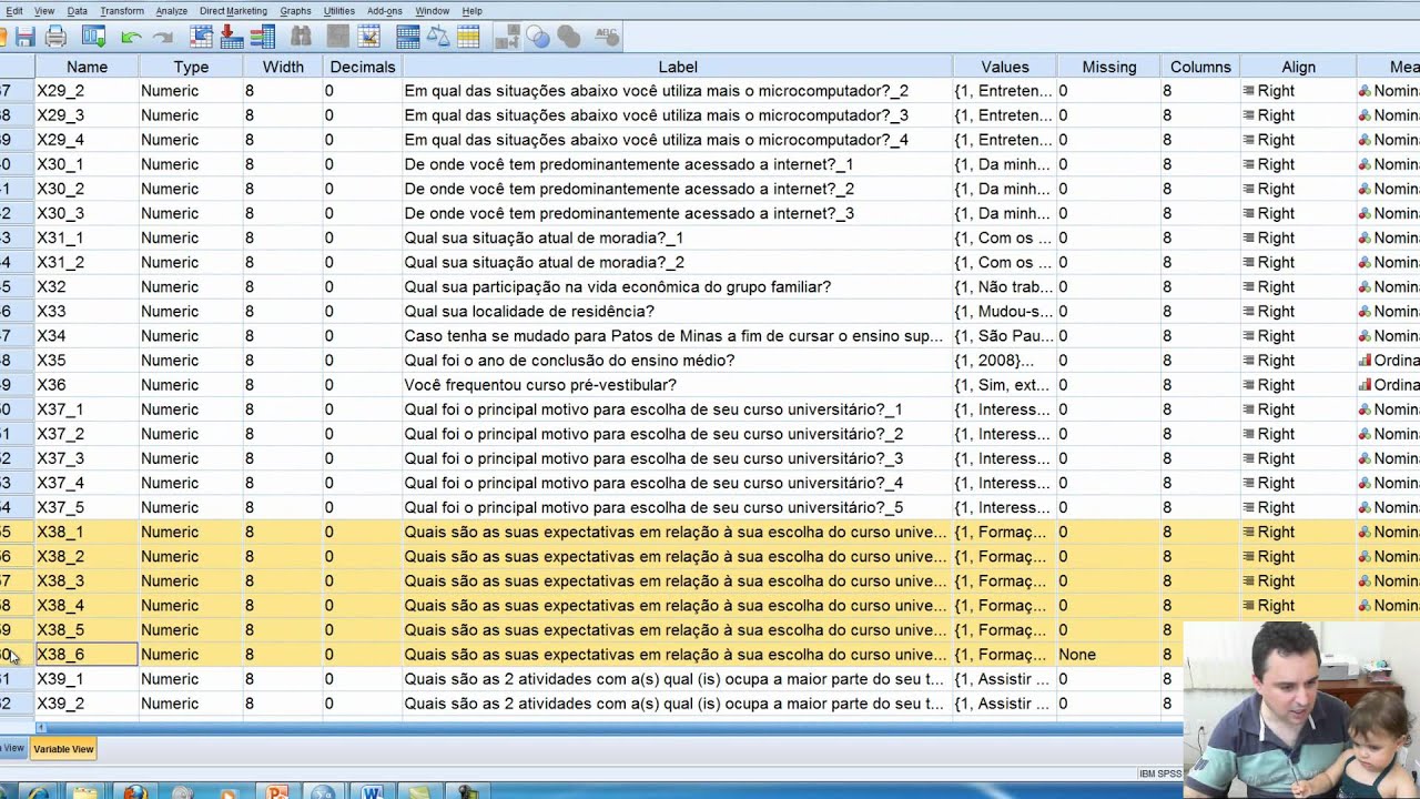 Estatistica Descritiva - SPSS