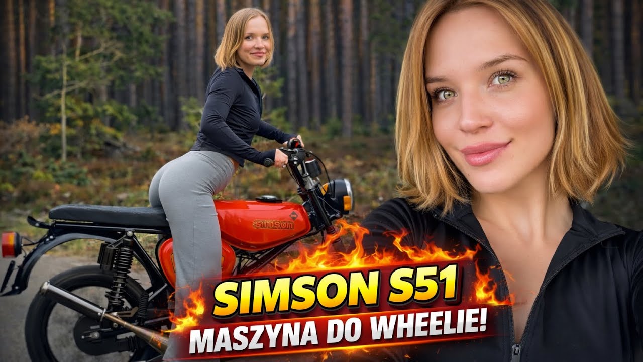 WIDZ ZBUDOWAŁ SIMSON S51 DO WHEELIE 