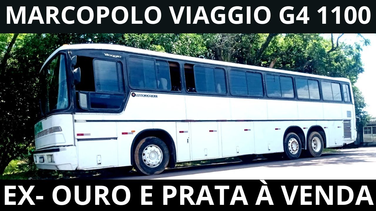 MARCOPOLO VIAGGIO G4 1100 - MERCEDES-BENZ O-371 RSD - EX OURO E PRATA À VENDA.
