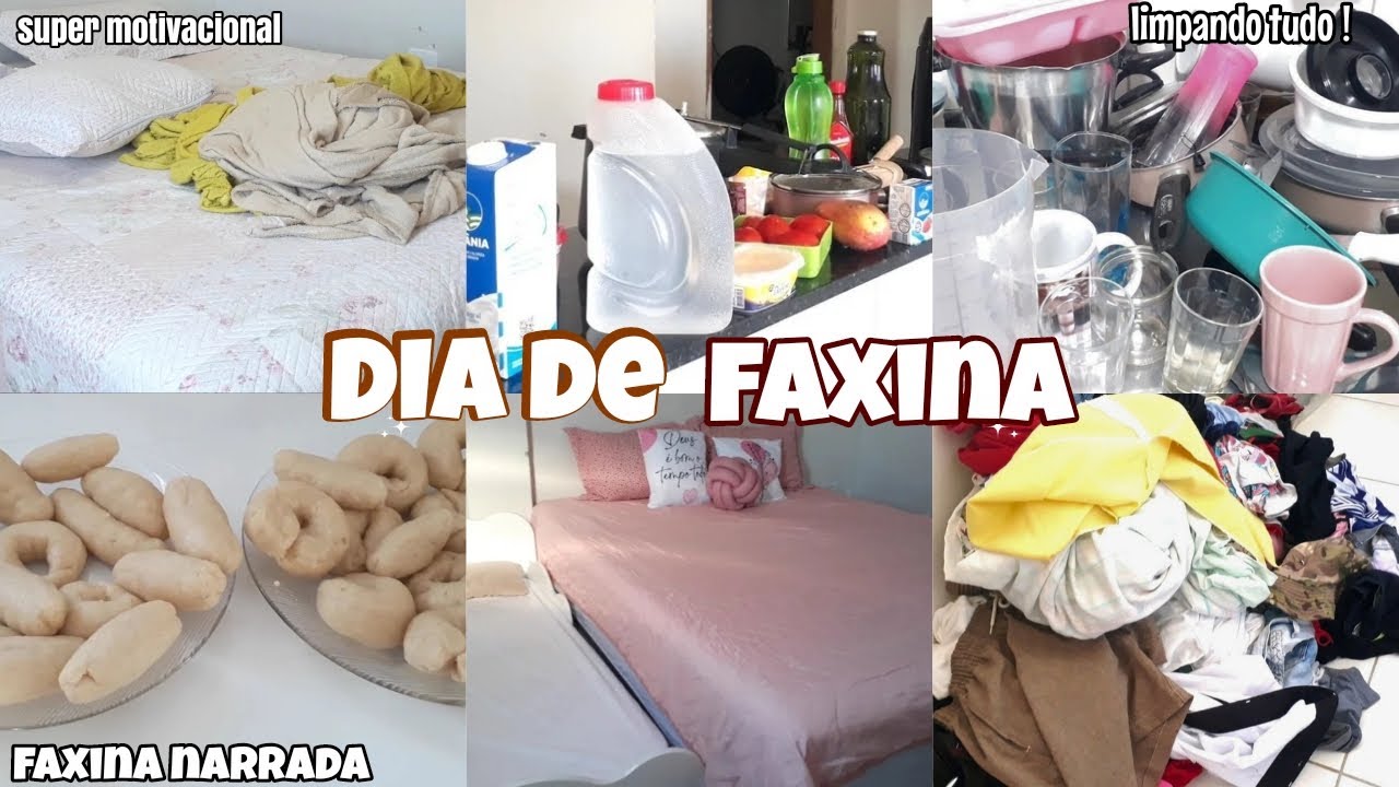 DIA DE FAXINA PESADA COMPLETA NA CASA TODA/ MOTIVAÇÃO E ORGANIZAÇÃO + LIMPEZA PROFUNDA COMPLETA